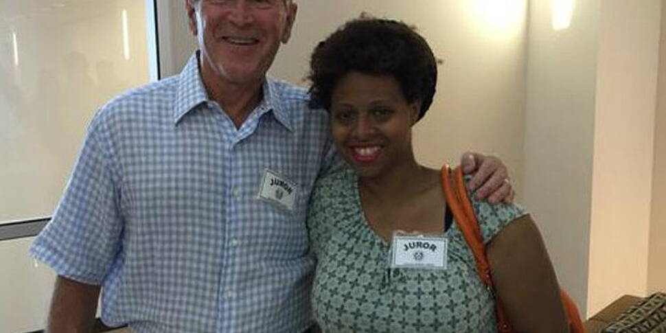 George Bush turns up for jury...