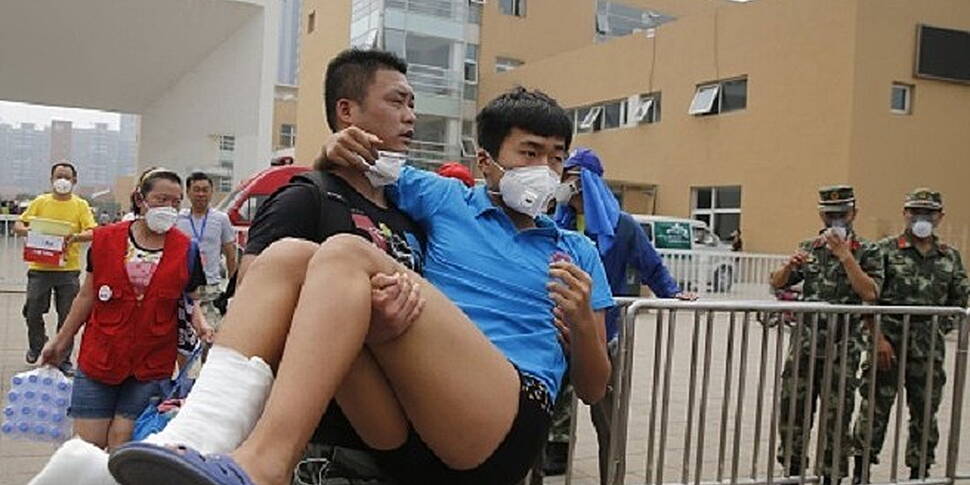 Toxic warning over Tianjin bla...