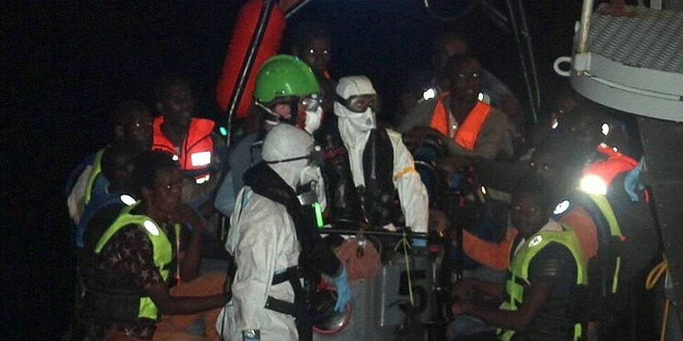 225 rescued by Irish naval ser...
