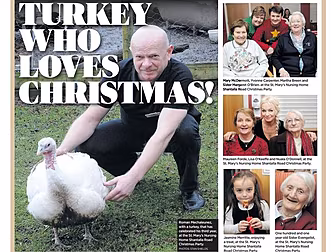 Ireland's luckiest turkey...