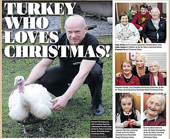 Ireland's luckiest turkey...