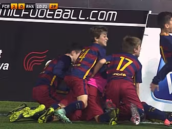 Barcelona and Real youth teams...