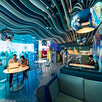 Google HQ Has FOUR Restaurants...