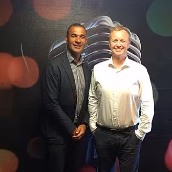 Footballing legend Ruud Gullit...