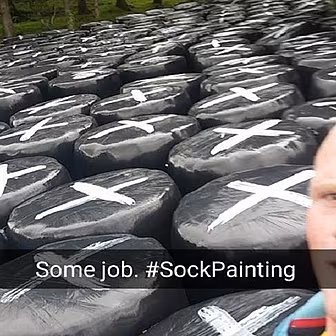Sock Painting