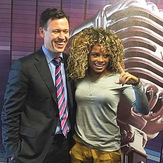 SAX APPEAL: Fleur East dazzles...