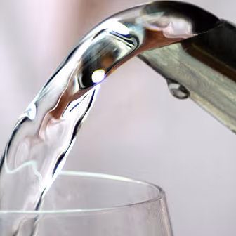 A Glass Of Tap Water With Your...