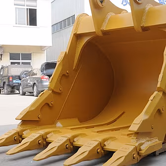  A JCB charity bucket, topless...