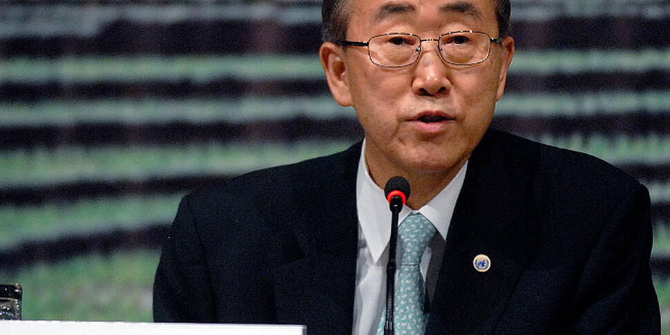 Ban Ki-Moon has arrived on Iri...