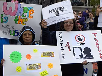 Thousands take to the streets...