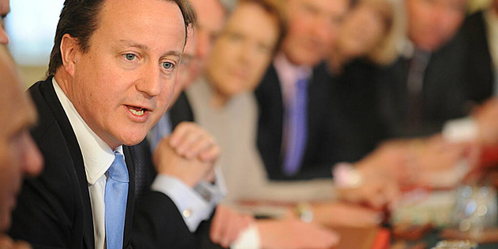 Enda Kenny congratulates David...