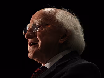 President Higgins says exclusi...