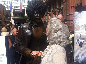 Phil Lynott statue back in tow...