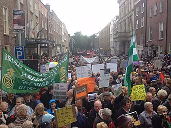 Over 1,000 pensioners protest...