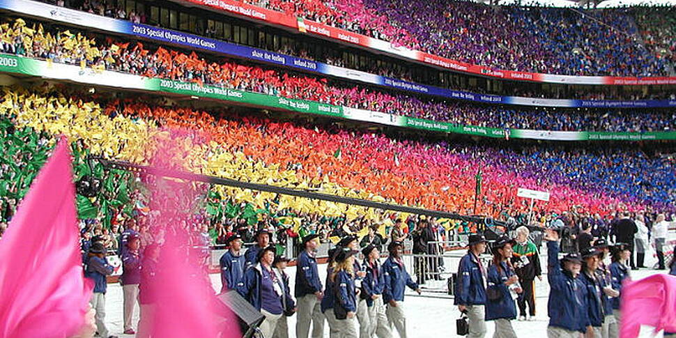 Special Olympics athletes fly...