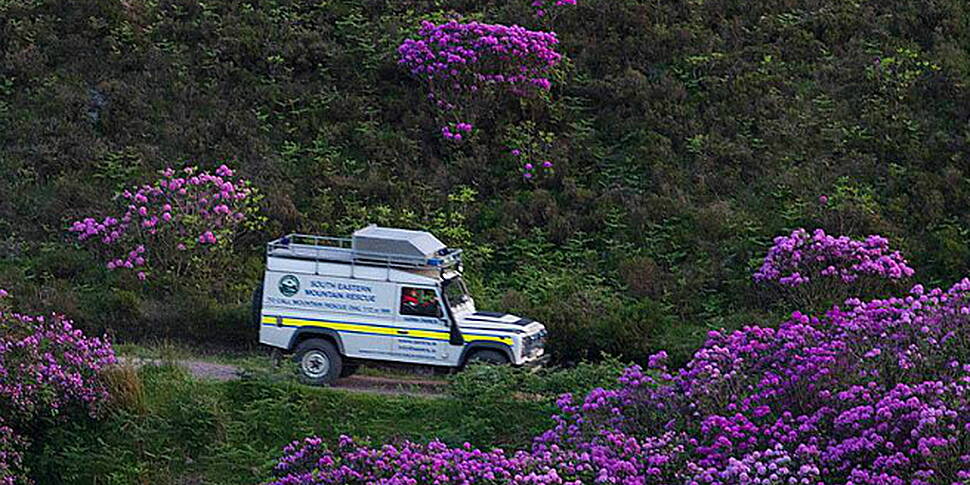 Couple trapped in Rhodendron f...