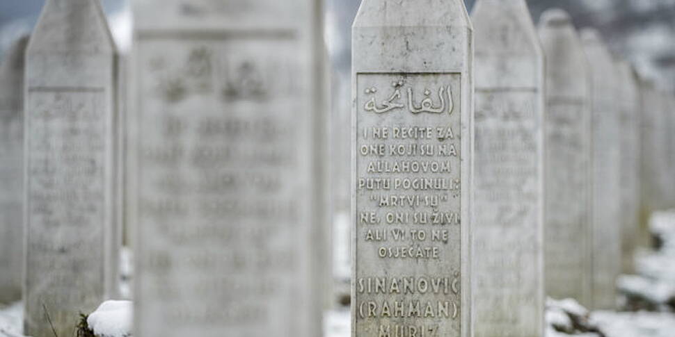 Ceremony for Srebrenica 20th a...