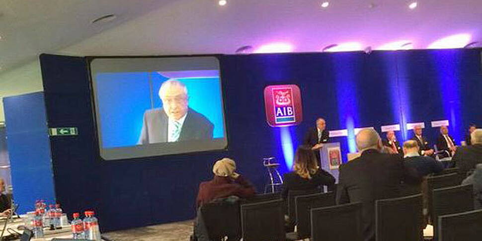 Stormy debut for AIB Chairman