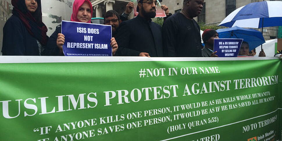 Group of Muslims have gathered...
