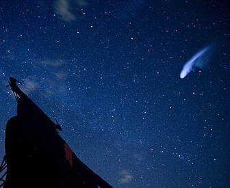 Meteor shower visible tonight