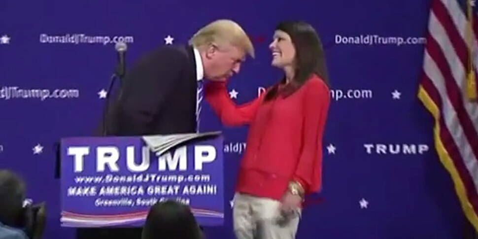 Question: Does Trump wear a to...