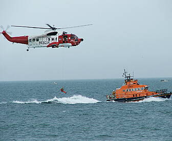 Girl critical after sea rescue