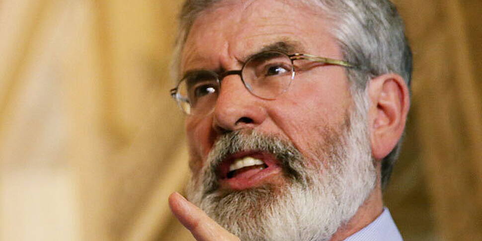 Gerry Adams says today's d...