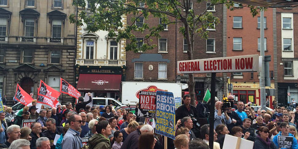 Protest in Dublin in support o...