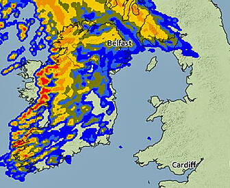Storm Desmond makes landfall 