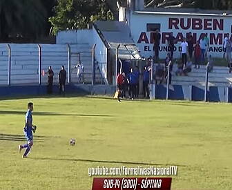 Goalkeeper Scores A Spectacula...