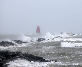 Storm Frank makes landfall