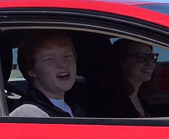 Redhead At Red Light Sets Fire...