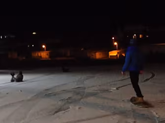 Check Out These Lads Snow Surf...