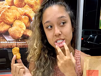 This Girl Got A KFC Tattoo On...