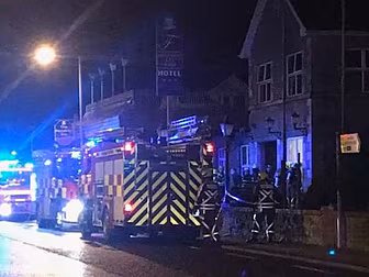 Fire At Hotel Earmarked For As...