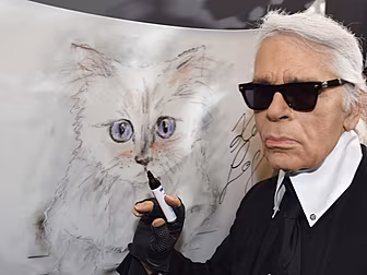 Karl Lagerfeld's Cat 'Choupett...