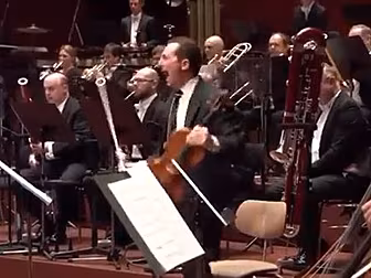 Violinist Just Starts Screamin...