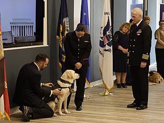 Ex-Service Dog Of President Bu...