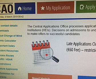 CAO Change Of Mind Deadline To...