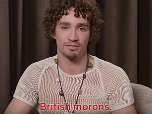 Robert Sheehan Says He Prefers...