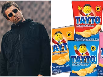 Liam Gallagher Hails Tayto As...