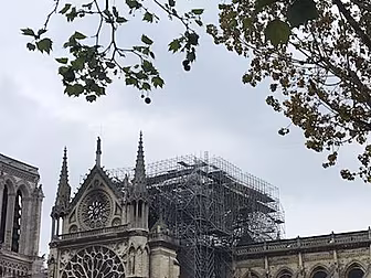 Notre Dame Cathedral Is On Fir...