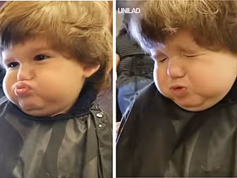 This Kid Getting His First Hai...