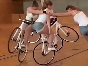 Synchronised Cycling Looks Abs...