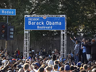Barack Obama Has A Road In Los...