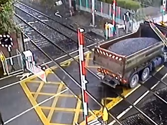 Irish Rail Video Shows Near Mi...