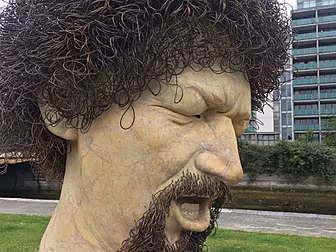 Graffiti Sprayed On Luke Kelly...