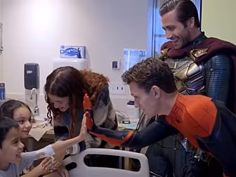 Tom Holland And Cast Of Spider...