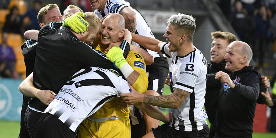 Dundalk beat Riga on penalties...