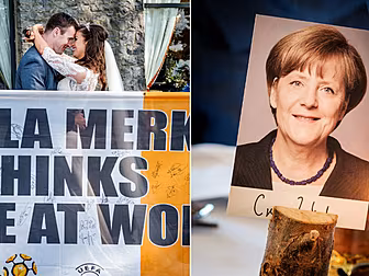 Irishman Behind 'Angela Merkel...
